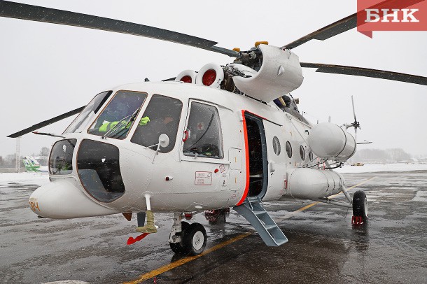 В поисках жителя Коми вертолет санавиации кружил над тайгой более полутора часов